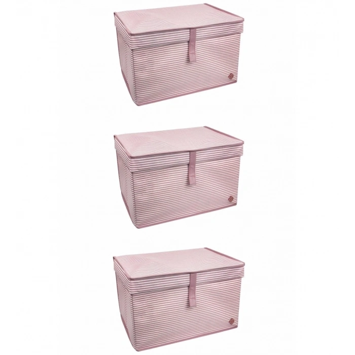 ÇOK SATAN Çok Amaçlı Düzenleyici Kutu Organizer Cırt Cırtlı Hurç Mega Plus Boy 40cm X 30cm X 70cm (5 Adet)