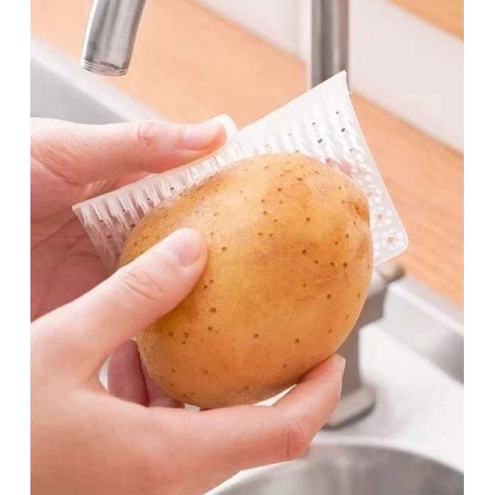 ÇOK SATAN Çok Amaçlı Sebze ve Meyve Temizleme Patates Soyma Fırçası