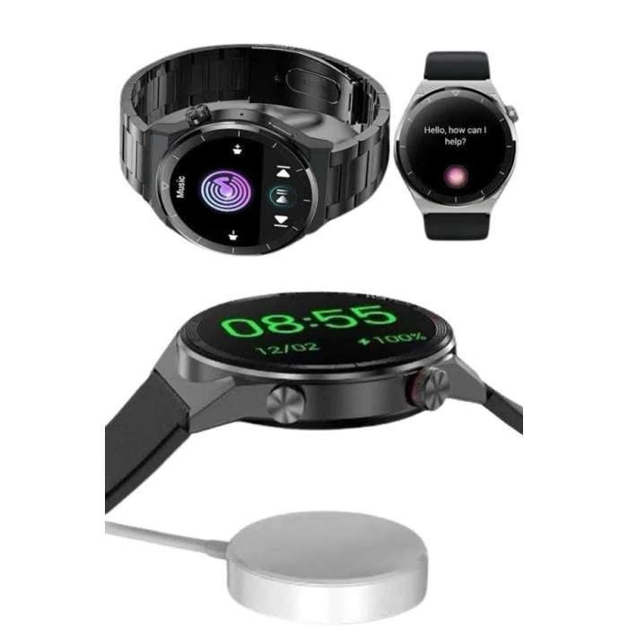 ÇOK SATAN Çoklu Kordon Hediyeli Akıllı Saat Çağrı Cevaplama Müzik Dinleme Dokunmatik Ekran