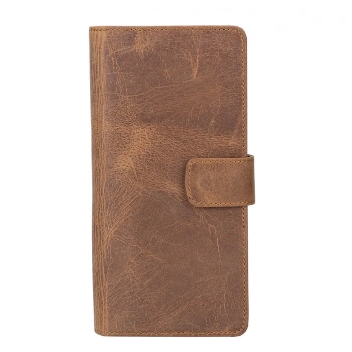 ÇOK SATAN Coppet 6.7 inch Uyumlu Deri Kartlıklı Kılıf G6 Taba