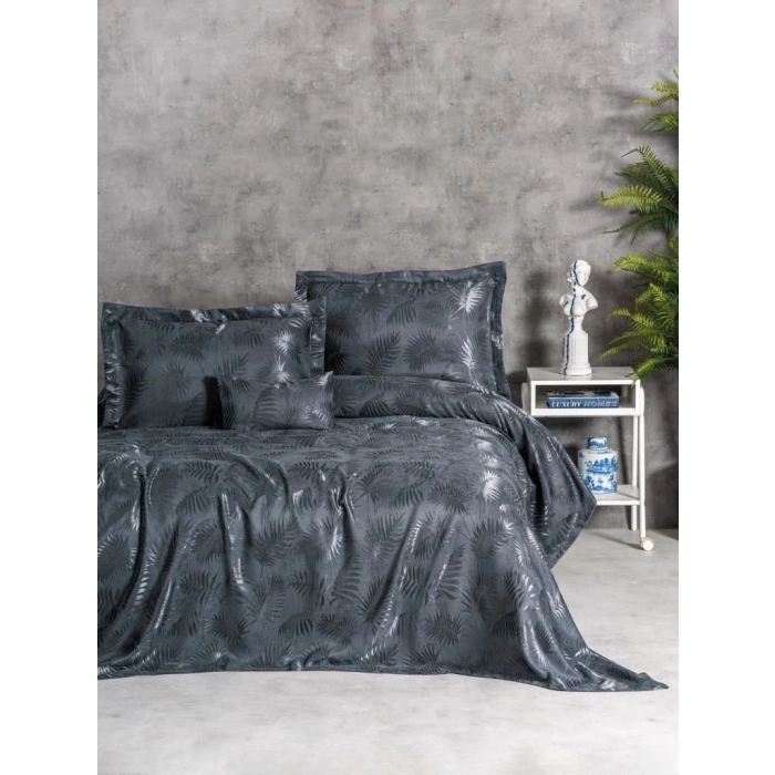 ÇOK SATAN Cotton Box Smart Çift Kişilik Yatak Örtüsü Dafne Mavi