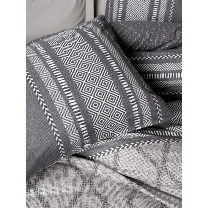 ÇOK SATAN Cotton Box Toprak Çift Kişilik Nevresim Takımı Tonnia Vizon