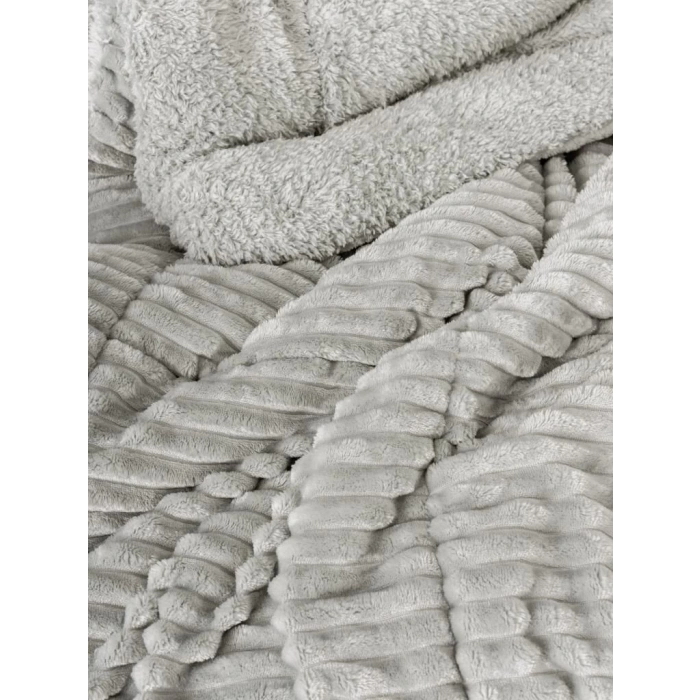 ÇOK SATAN Cotton Box Wave Gri Çift Kişilik Yorgan