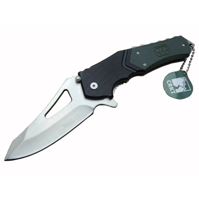 ÇOK SATAN CRKT Responder x9 M 7084 Outdoor Çakı 23 cm - Fiber Sap, Otomatik, Tekstil Kılıf