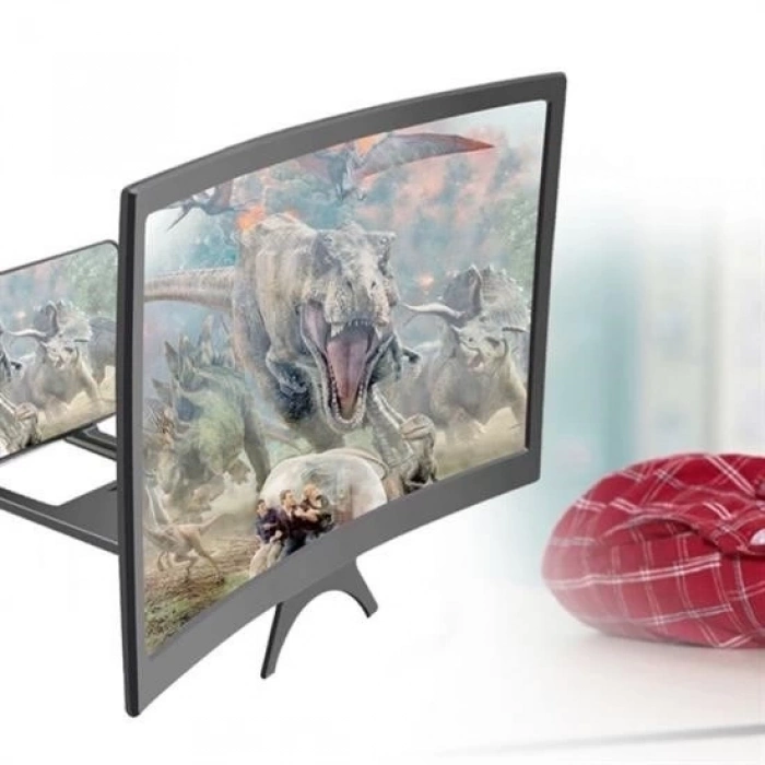 ÇOK SATAN Curved Model Katlanabilir 3d Ekran Büyütücü Amplifikatör Projektör Standı Tüm Akıllı Telefon