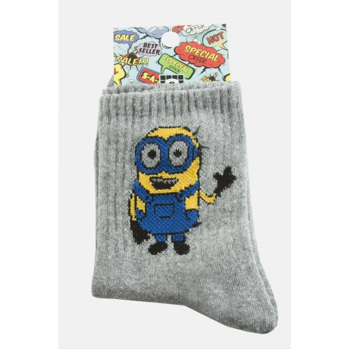 ÇOK SATAN Çzgflm Karakteri Kolej Çorap 8*28