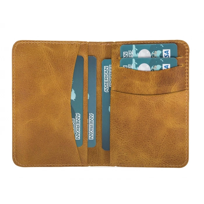 ÇOK SATAN Dalfsen Deri Kartlık Hardal