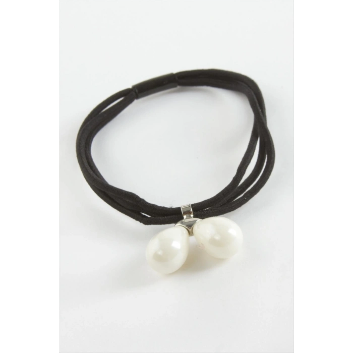 ÇOK SATAN Damla Sallantılı İnci Lastikli Toka