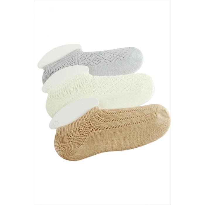 ÇOK SATAN Dantel Yünlü Kısa Çorap