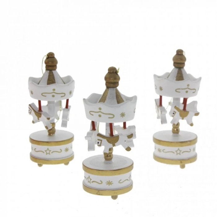 ÇOK SATAN Dekoratif 6lı Beyaz Mini Atlı Karınca