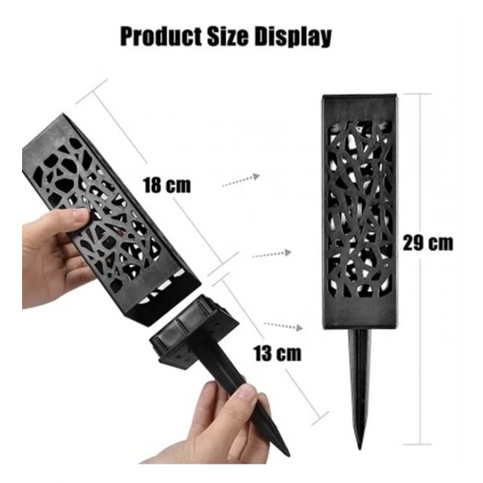 ÇOK SATAN Dekoratif Solar Güneş Enerjili Bahçe Aydınlatması Yürüyüş Yolu Seti ( 6 Adet )