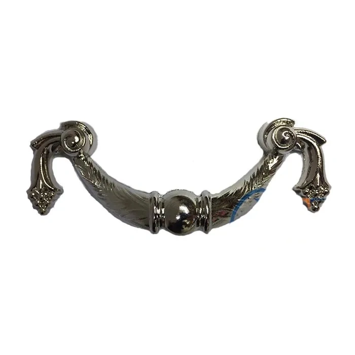 ÇOK SATAN Dekoratif Zamak Üzümlü Kulp - 64mm, Nikel, 1 Adet