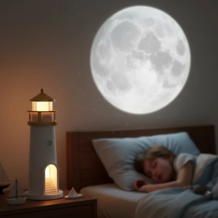 ÇOK SATAN Deniz Feneri Projektör Gece Lambası