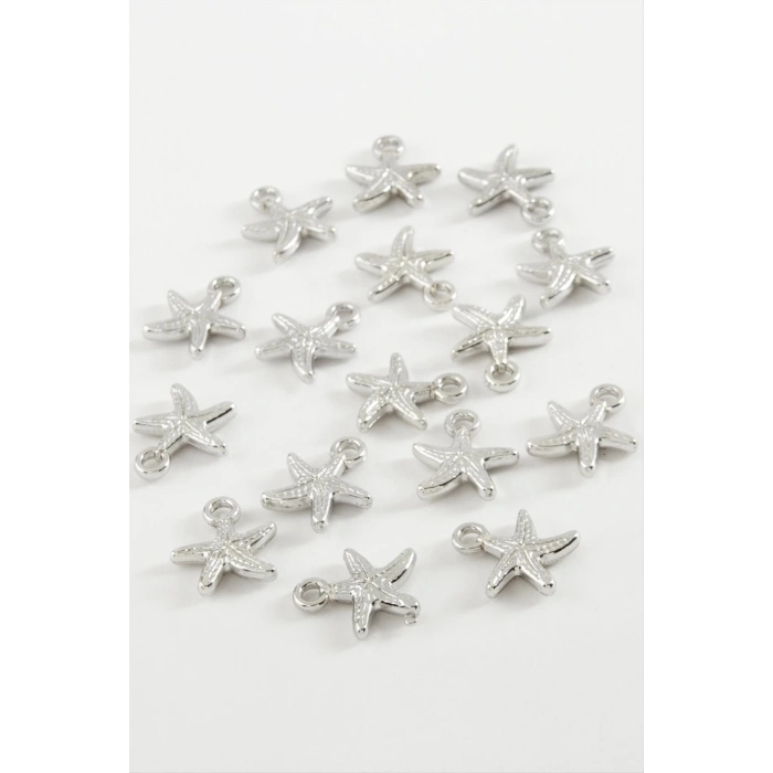 ÇOK SATAN Deniz Yıldızı Tek Kulp Metal Bileklik ve Kolye Ucu Aparatı 1 Adet