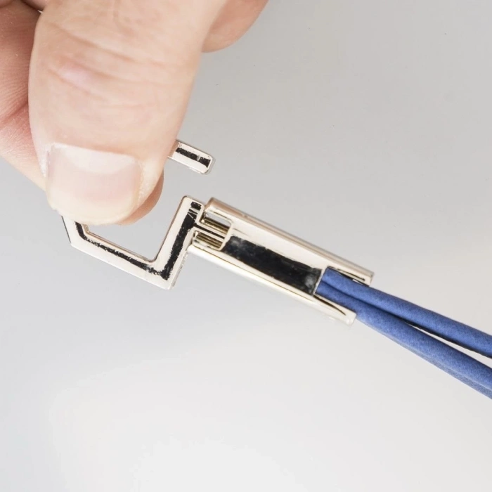 ÇOK SATAN Deri Anahtarlık BKR16 G21 Mavi