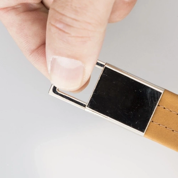 ÇOK SATAN Deri Anahtarlık BKR16 V9 Taba