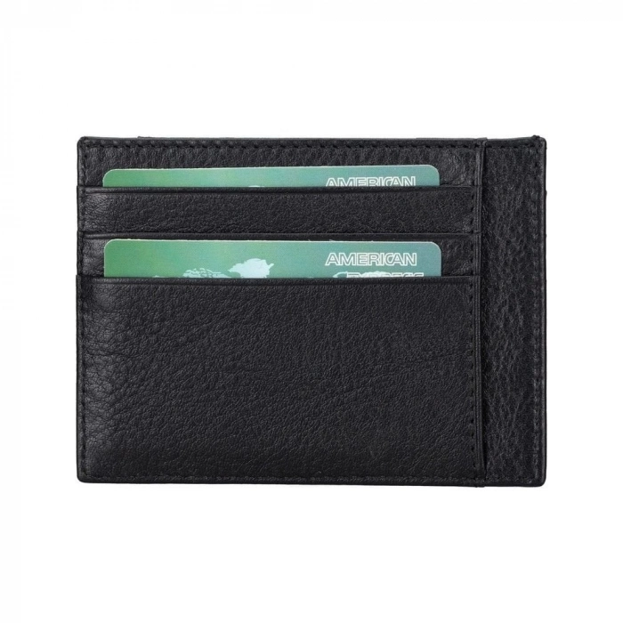 ÇOK SATAN Deri Kartlık BLWL018 GUTI Siyah