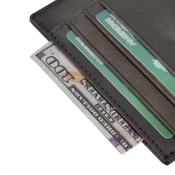 ÇOK SATAN Deri Kartlık BLWL018 TN18EF Gri