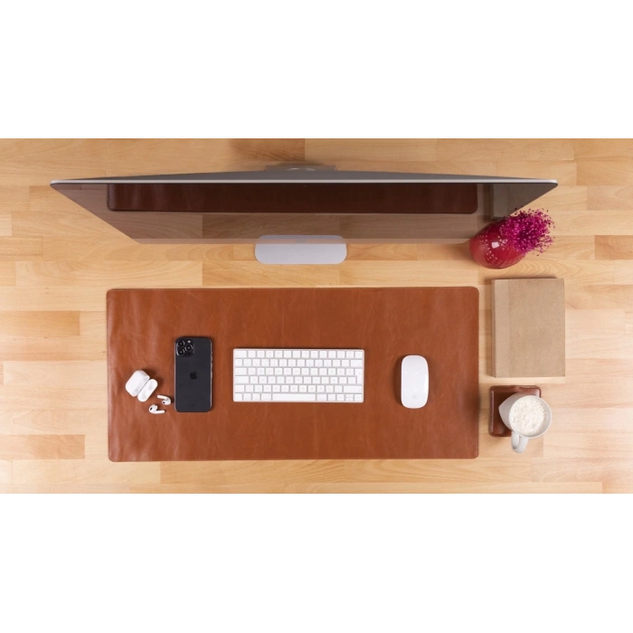 ÇOK SATAN Deri Masa Matı 80*37cm RST2 Taba