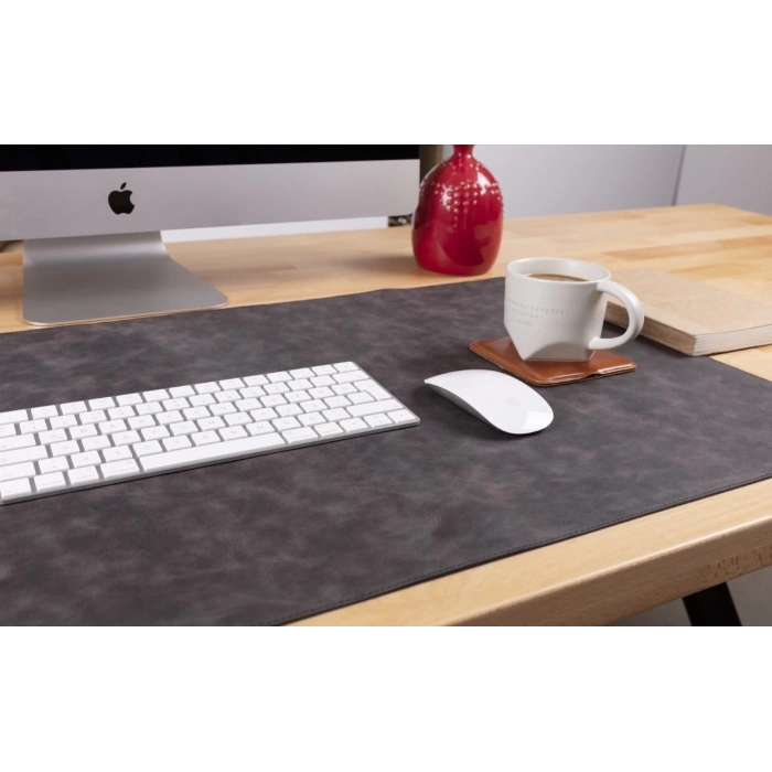 ÇOK SATAN Deri Masa Matı 91*48cm TN1 Gri