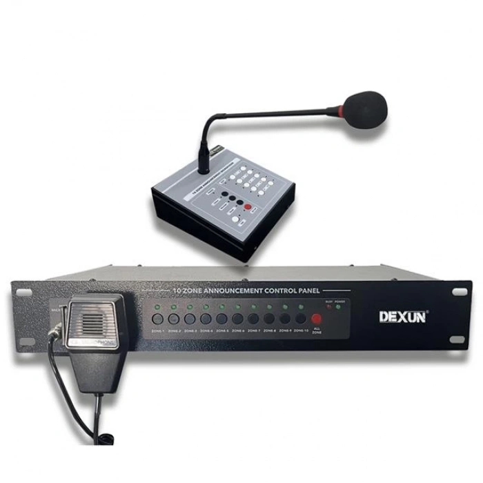 ÇOK SATAN Dexun D-1170 /  D-1175 10 Bölgeli Acil Mesaj Kayıtlı Anons Kontrol Ünitesi