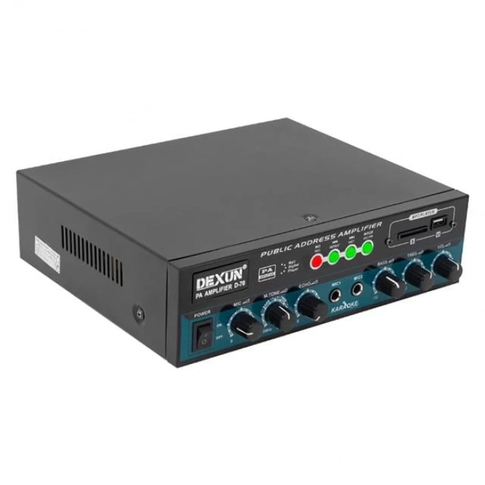 ÇOK SATAN Dexun D-70 Usb-sd-aux-bluetooth Destekli 50 Watt 100 Volt 4-16 Ohm Hat Trafolu Anfi