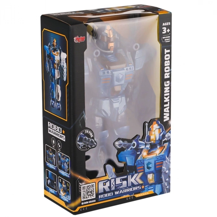 ÇOK SATAN DF-6051 Işıklı ve Müzikli Roket Atan Robot- Vardem Oyuncak