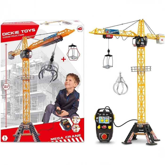 ÇOK SATAN Dickie Hareketli Mega Vinç Kule 120 cm - SMB-203462412