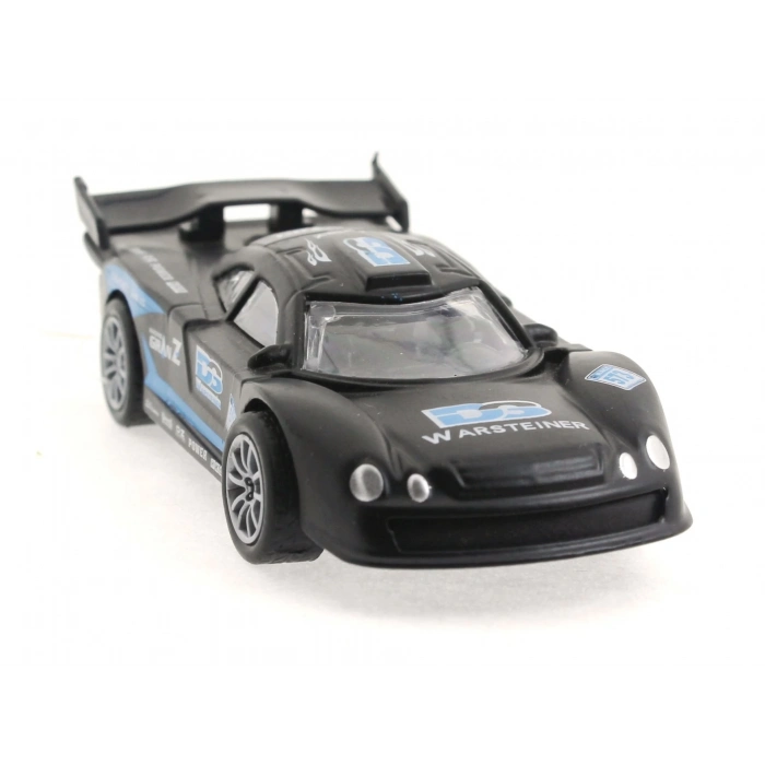 ÇOK SATAN Die Cast Çek Bırak Metal Siyah Yarış Arabası DS