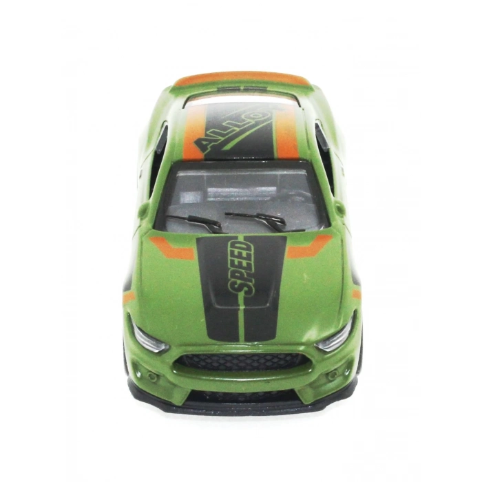 ÇOK SATAN Die Cast Çek Bırak Metal Yeşil Yarış Arabası