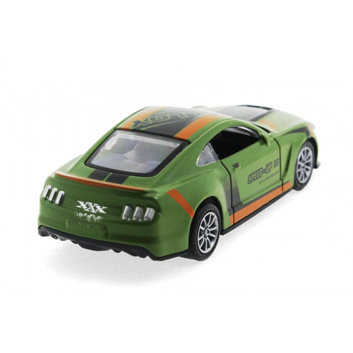 ÇOK SATAN Die Cast Çek Bırak Metal Yeşil Yarış Arabası