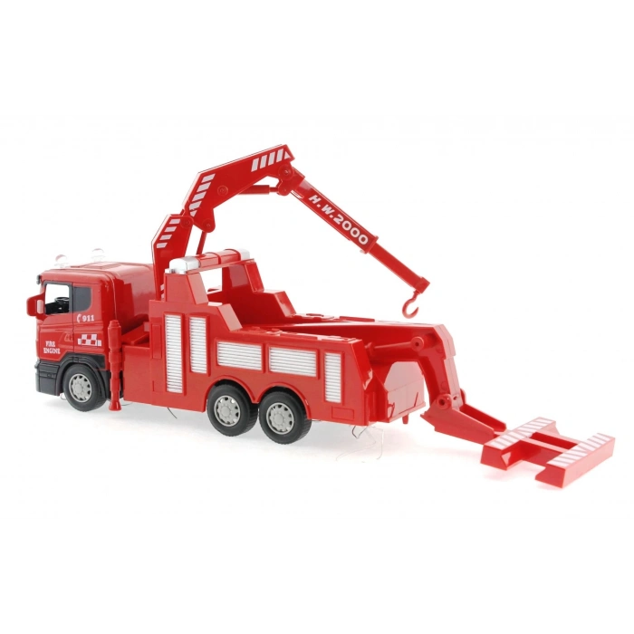 ÇOK SATAN Die Cast Sürtmeli Vinçli Kurtarıcı İtfaiye Aracı