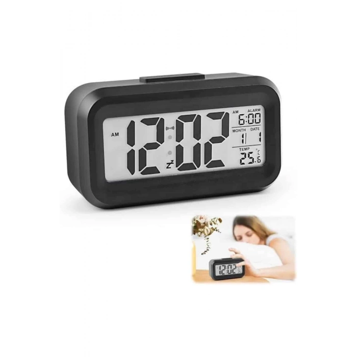 ÇOK SATAN Dijital Işıklı Alarmlı Çalışma Masası Ekran Pilli Çalar Saat