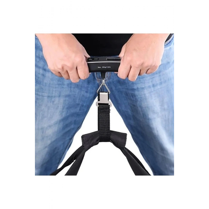 ÇOK SATAN Dijital Işıklı Elektronik Askılı El Bagaj Tartısı Bavul Kantarı Seyahat Çantası 50kg