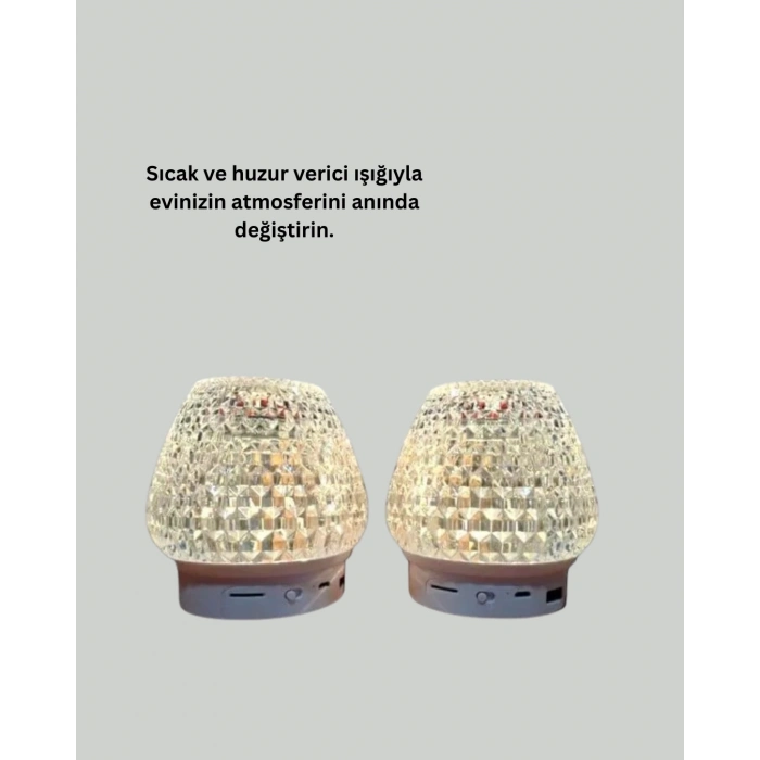 ÇOK SATAN Dokunmatik Işıklı Kablosuz Bluetooth Hoparlör 5W