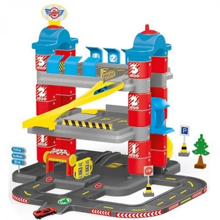 ÇOK SATAN Dolu 3 Katlı Otopark Oyun Seti