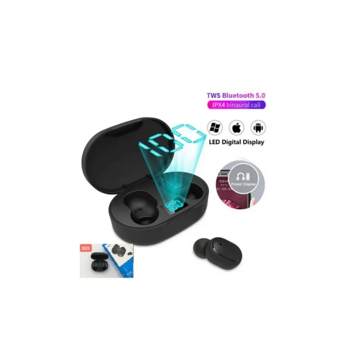 ÇOK SATAN E6s Kablosuz Kulaklık Dijital Göstergeli Bluetooth Kulaklık 5.0