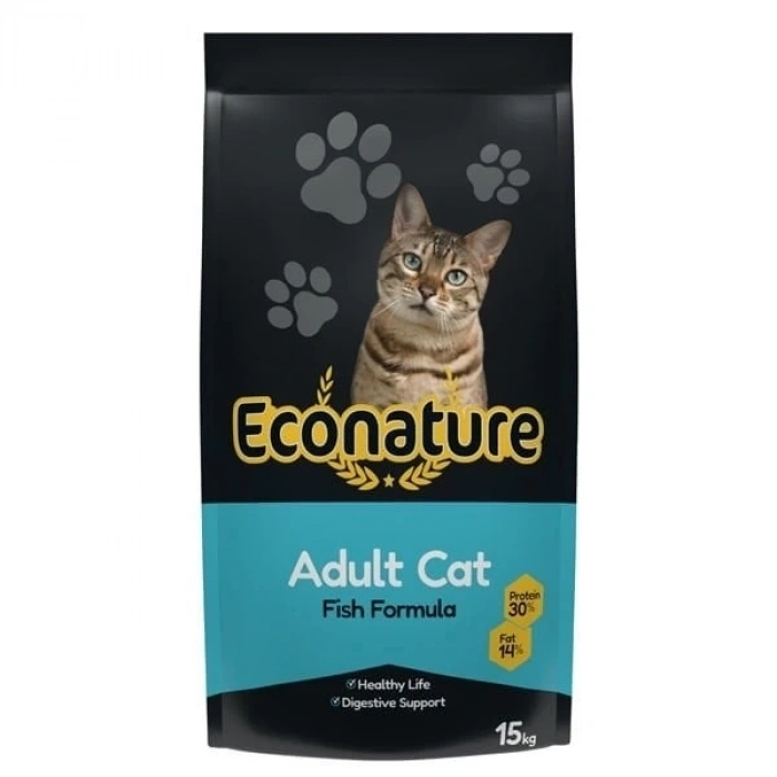 ÇOK SATAN Econature Balıklı Yetişkin Kedi Maması 15 Kg