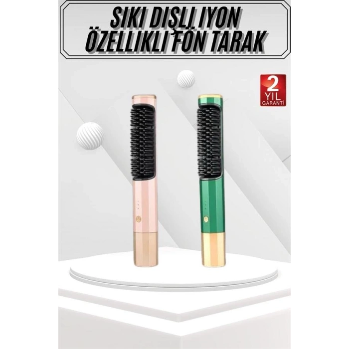 ÇOK SATAN Elektrikli Fön Tarak Düzleştirici Elektriklenme Karşıtı Üflemeli