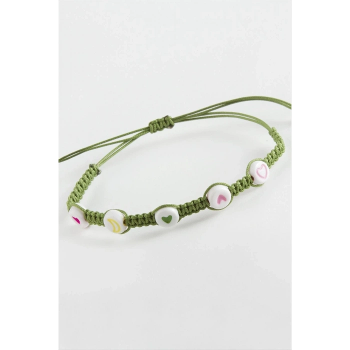 ÇOK SATAN Emoji Makrome Örgülü Bileklik