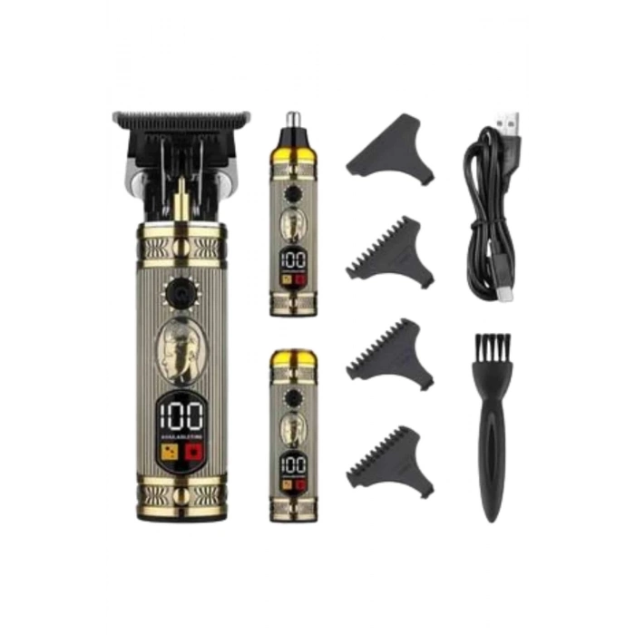 ÇOK SATAN Erkeklere Özel 3 Başlıklı Tıraş Makinesi Saç Sakal Ense Kulak Tıraşına Uygun