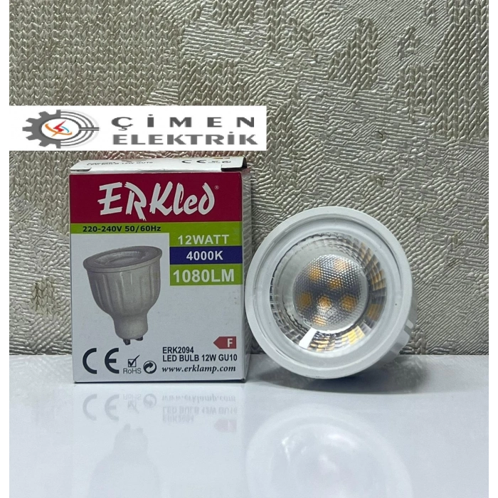 ÇOK SATAN ERKLED ERK 2094 GU10 Lensli Ampül 12W 4000K Ilık Beyaz