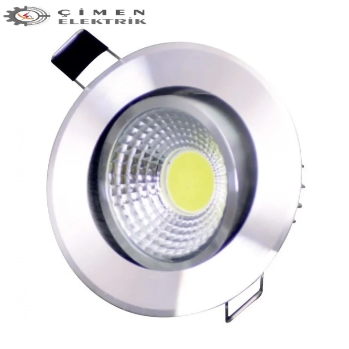 ÇOK SATAN ERKLED ERK 3125 Sıva Altı 5W Krom Kasa Yuvarlak Led Spot 3000K Günışığı