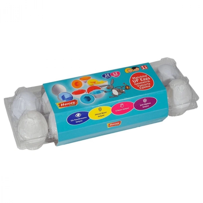 ÇOK SATAN ERN-804 Heroes Toys 12li Yumurta Eşleştirme - Eren Oyuncak