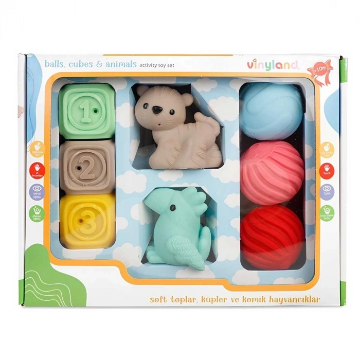 ÇOK SATAN Erpa Oyuncak Vinyland 8li Aktivite Seti