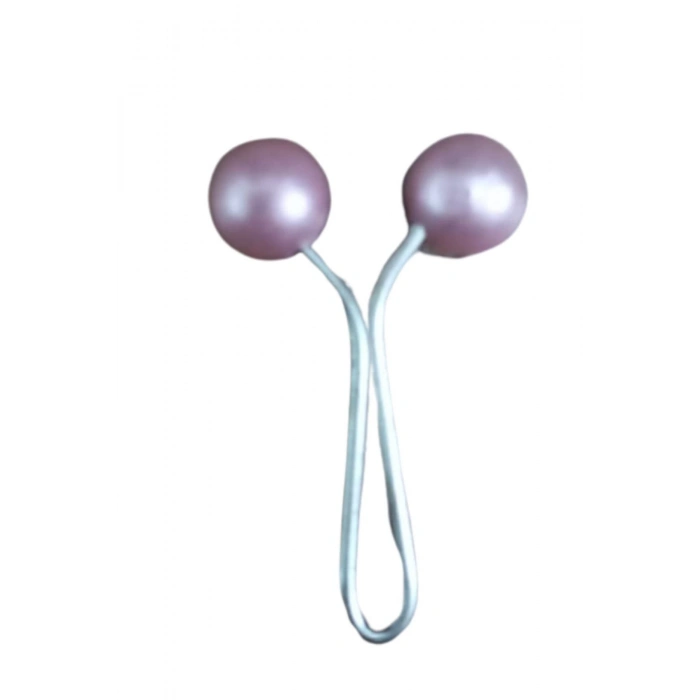 ÇOK SATAN Eşarp Klipsi Top Model Düz Pembe 1 Adet