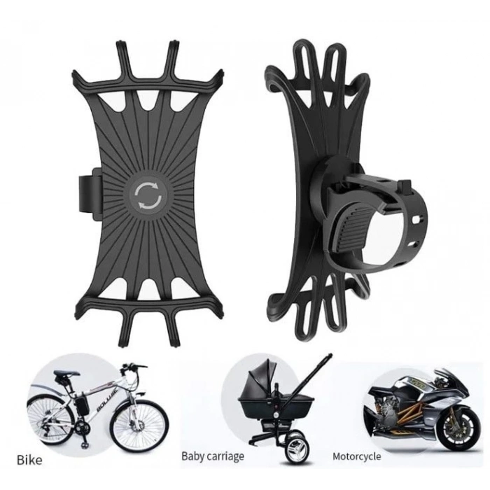 ÇOK SATAN Esnek Silikon Örümcek Bisiklet Telefon Tutucu