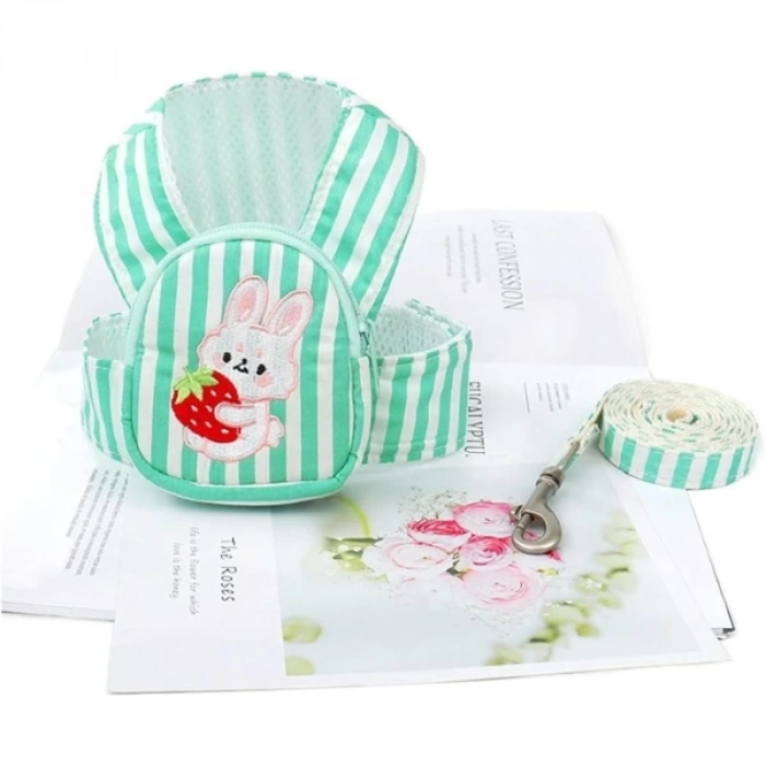 ÇOK SATAN Evcil Hayvan Çantalı Göğüs Gezdirme Tasması Seti