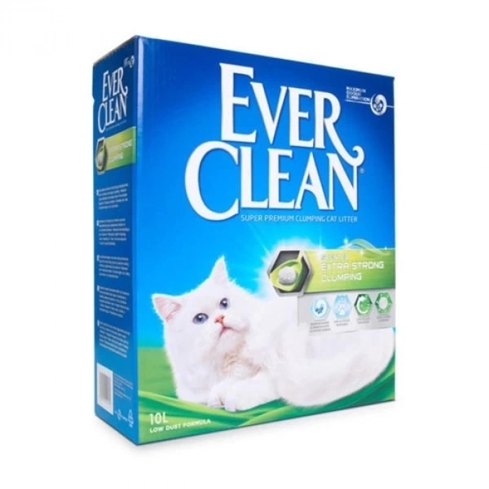 ÇOK SATAN Ever Clean Extra Strong Kokulu Topaklanan Kedi Kumu 10 Lt