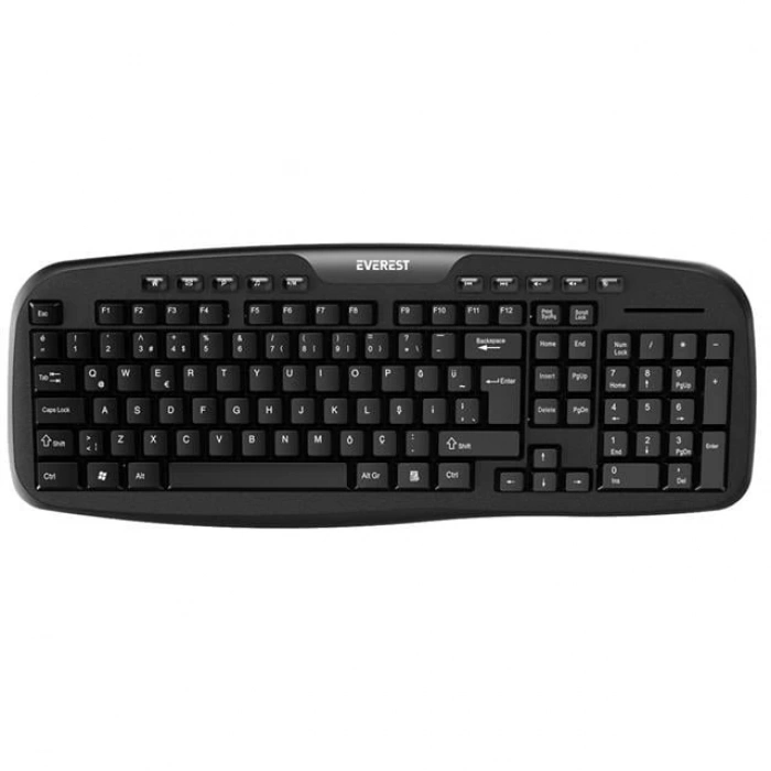 ÇOK SATAN Everest Kb-955 Siyah Usb Multimedia Kablolu Q Standart Klavye
